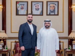 محمد الشرقي يلتقي البطلَين الأولمبيين هشام الكروج ومعن أسعد 2 محمد الشرقي يلتقي البطلَين الأولمبيين هشام الكروج ومعن أسعد