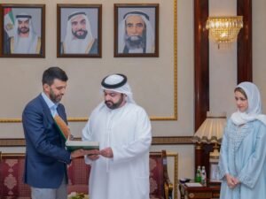 محمد الشرقي يلتقي البطلَين الأولمبيين هشام الكروج ومعن أسعد