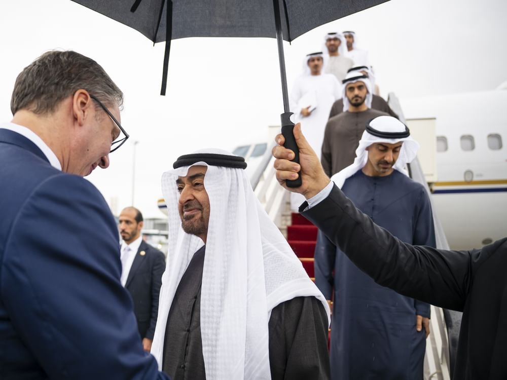 رئيس الدولة يصل صربيا في زيارة عمل 1 رئيس الدولة يصل صربيا في زيارة عمل