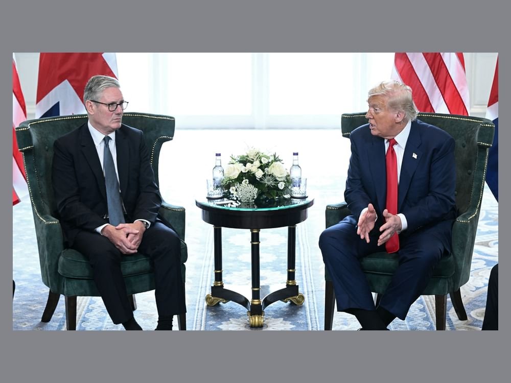 ترامب وستارمر يعربان عن قلقهما من الوضع الإنساني بغزة 1 ترامب وستارمر يعربان عن قلقهما من الوضع الإنساني بغزة