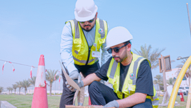 بالصور.. "كهرباء الشارقة" تُنجز شبكة الغاز الطبيعي في الحمرية بنسبة 100%