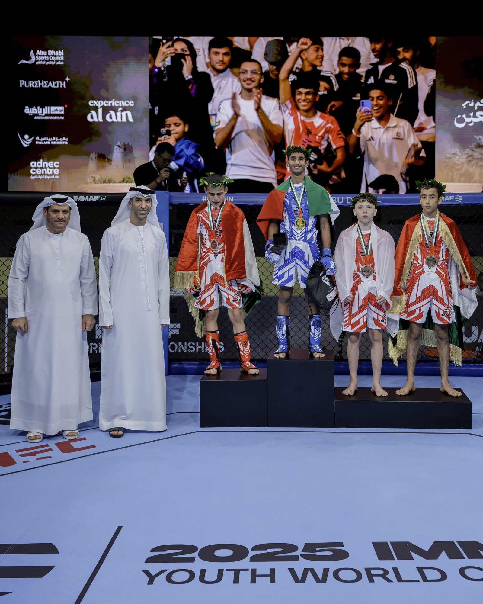 الميدالية الذهبية الأولى للإمارات في مونديال الفنون القتالية المختلطة للناشئين 1 الميدالية الذهبية الأولى للإمارات في مونديال الفنون القتالية المختلطة للناشئين