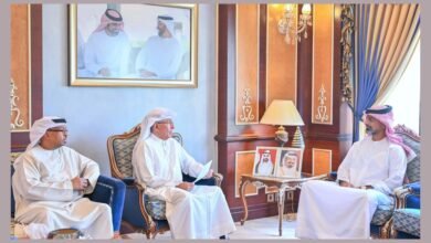 عمار بن حميد يستقبل رئيس اتحاد الإمارات للشطرنج .. ويطلع على مشروع نشر اللعبة بمدارس الدولة