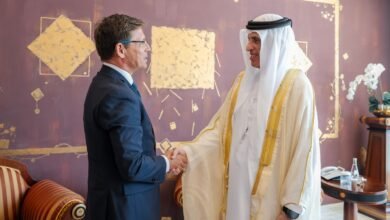 سعود بن صقر يستقبل سفير إسبانيا