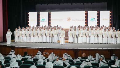 أحمد بن سعود القاسمي يشهد حفل تخريج الدفعة الـ 18 من طلبة مدارس التكنولوجيا التطبيقية برأس الخيمة