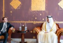 سعود بن صقر يستقبل سفير السلفادور