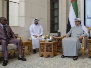رئيس الدولة يتلقى رسالة خطية من رئيس تشاد تسلمها منصور بن زايد
