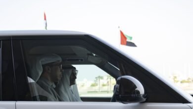 حاكم الفجيرة يستقبل منصور بن زايد