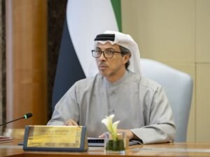 بحضور منصور بن زايد ومكتوم بن محمد لجنة الميزانية العامة للاتحاد تناقش مشروع الميزانية للسنة المالية 2026