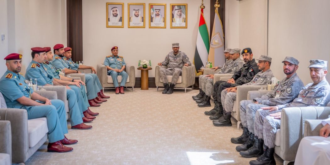القائد العام لشرطة رأس الخيمة يزور قيادة الحرس الوطني لبحث التعاون المشترك 1 القائد العام لشرطة رأس الخيمة يزور قيادة الحرس الوطني لبحث التعاون المشترك