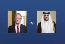 أمير قطر وستارمر يؤكدان على أولوية الوقف الفوري لإطلاق النار في غزة