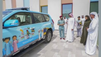عمار بن حميد يدشن "الدورية المدرسية" لتعزيز السلامة المرورية لطلبة المدارس