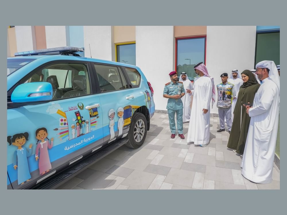 عمار بن حميد يدشن "الدورية المدرسية" لتعزيز السلامة المرورية لطلبة المدارس