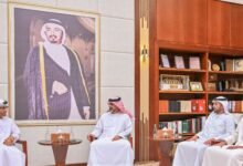 عمار بن حميد يستقبل رئيس مجلس الأمن السيبراني لحكومة الإمارات