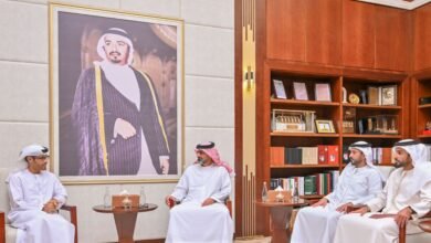 عمار بن حميد يستقبل رئيس مجلس الأمن السيبراني لحكومة الإمارات