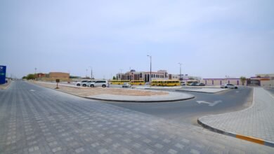 بلدية العين تنجز تطوير شارع المدارس في فلج هزاع