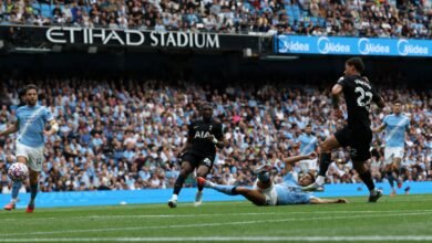 فوز توتنهام على مانشستر سيتي في الدوري الإنجليزي