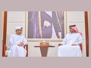عمار بن حميد يستقبل رئيس مجلس الأمن السيبراني لحكومة الإمارات