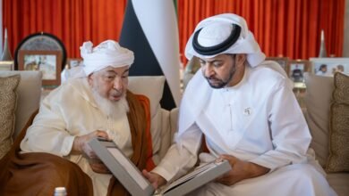 حمدان بن زايد يستقبل في الرباط وفدًا من مجلس الإمارات للإفتاء الشرعي