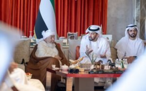 حمدان بن زايد يستقبل في الرباط وفدًا من مجلس الإمارات للإفتاء الشرعي