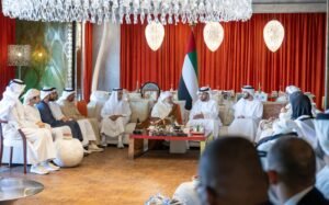 حمدان بن زايد يستقبل في الرباط وفدًا من مجلس الإمارات للإفتاء الشرعي