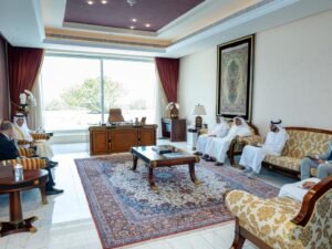 سعود بن صقر يستقبل سفير أوكرانيا