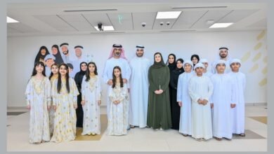 عمار بن حميد يفتتح مجمع زايد التعليمي بمنطقة الرقايب في عجمان