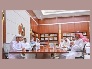 عمار بن حميد يستقبل رئيس مجلس الأمن السيبراني لحكومة الإمارات