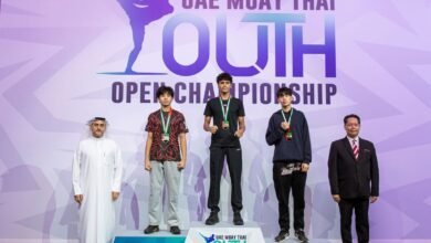 "يو إيه إم" يتصدر الترتيب العام لبطولة الإمارات للمواي تاي