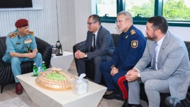 شرطة رأس الخيمة تبحث مع قنصلية كازاخستان التعاون المشترك