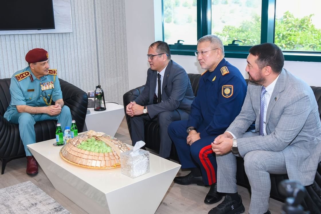 شرطة رأس الخيمة تبحث مع قنصلية كازاخستان التعاون المشترك 1 شرطة رأس الخيمة تبحث مع قنصلية كازاخستان التعاون المشترك