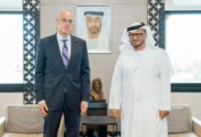 قرقاش يستقبل سفير أوكرانيا بمناسبة انتهاء مهام عمله