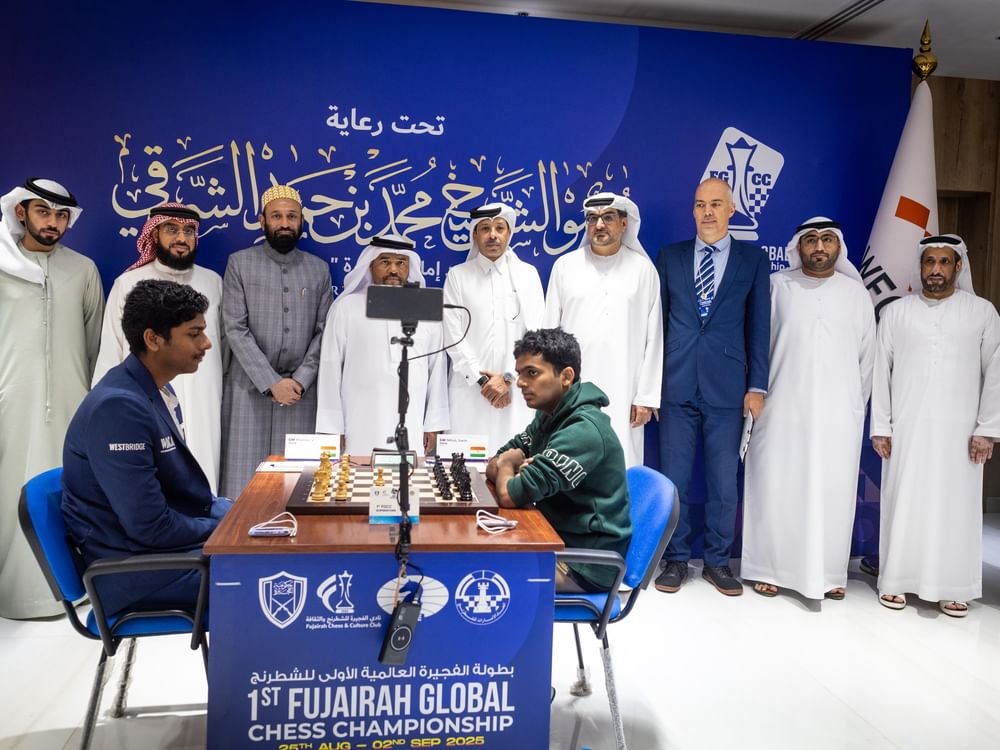 انطلاق بطولة الفجيرة العالمية الأولى للشطرنج 1 انطلاق بطولة الفجيرة العالمية الأولى للشطرنج