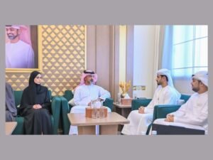 عمار بن حميد يستقبل مجلس عجمان للشباب ويطلع على خطته الاستراتيجية