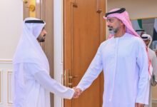 عمار بن حميد يستقبل مجلس عجمان للشباب ويطلع على خطته الاستراتيجية