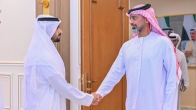عمار بن حميد يستقبل مجلس عجمان للشباب ويطلع على خطته الاستراتيجية