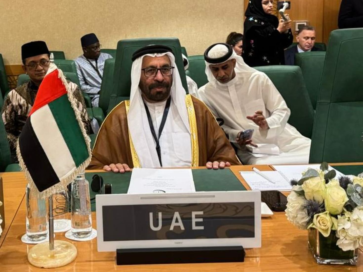 المرر يترأس وفد الإمارات المشارك في الاجتماع الاستثنائي لمجلس وزراء خارجية الدول الأعضاء في منظمة التعاون الإسلامي