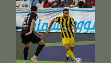 فوز كلباء على بني ياس في دوري أدنوك للمحترفين لكرة القدم