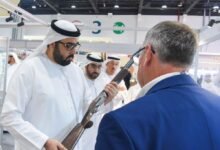 ولي عهد أم القيوين يزور معرض أبوظبي الدولي للصيد والفروسية 2025