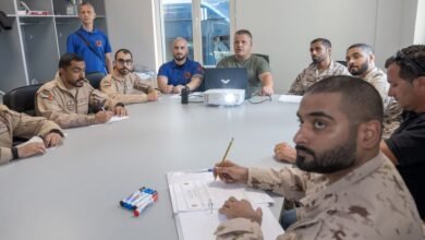 اجتماع تنسيقي بين فريق الإنقاذ الإماراتي مع الجانب الألباني لتعزيز الجهود المشتركة