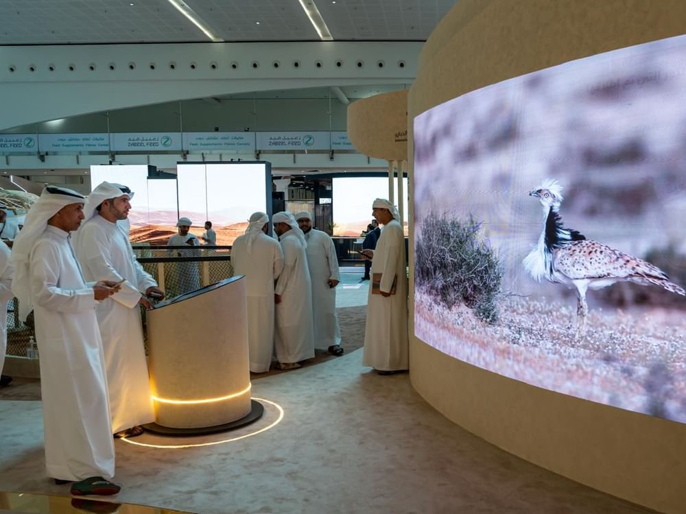 الصندوق الدولي للحفاظ على الحبارى يشارك بجناح مميز في معرض الصيد والفروسية 1 الصندوق الدولي للحفاظ على الحبارى يشارك بجناح مميز في معرض الصيد والفروسية