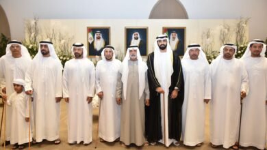 نهيان بن مبارك يحضر أفراح الظاهري والهاملي في أبوظبي
