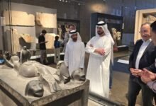 خليفة بن محمد بن خالد يشيد بدور متحف القاهرة في حفظ التراث الإنساني