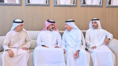 عمار بن حميد يقدّم واجب العزاء في وفاة شمسة بنت علي بن عبدالله الشعفار