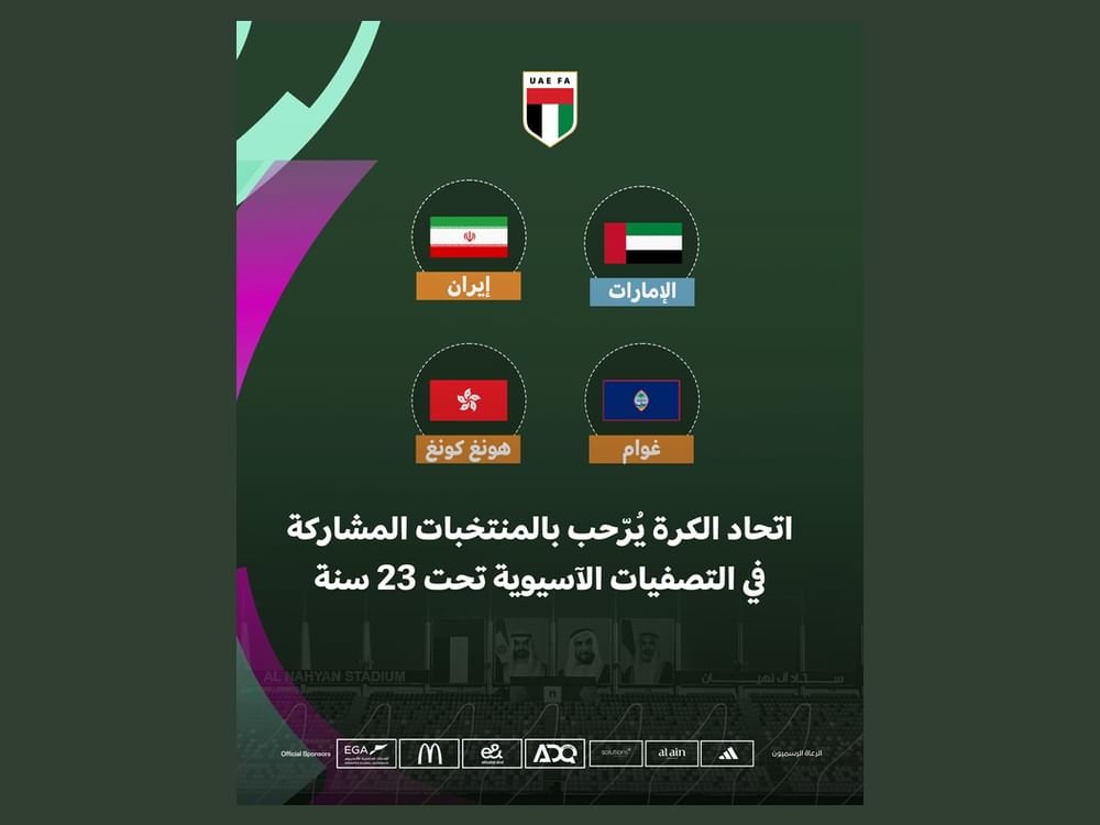 فرق عمل من الكوادر الوطنية لاستضافة المجموعة 9 من تصفيات آسيا تحت 23 عاما 1 فرق عمل من الكوادر الوطنية لاستضافة المجموعة 9 من تصفيات آسيا تحت 23 عاما
