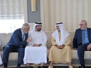 نهيان بن مبارك يستقبل وفدا من البرلمان العربي