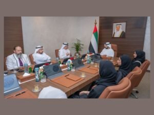 محمد الشرقي يلتقي الرئيس التنفيذي لمستشفى "الشيخ خليفة" بالفجيرة