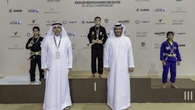 بني ياس يتصدر اليوم الـ2 من الجولة الـ6 لبطولة خالد بن محمد بن زايد للجوجيتسو