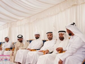 ولي عهد رأس الخيمة يعزي في وفاة مايد جسيم الخاطري