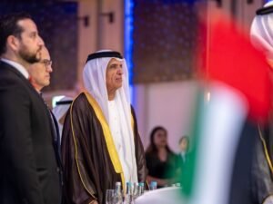 سعود بن صقر يشهد احتفال دول أمريكا الوسطى بالذكرى الـ 204 لاستقلالها في رأس الخيمة